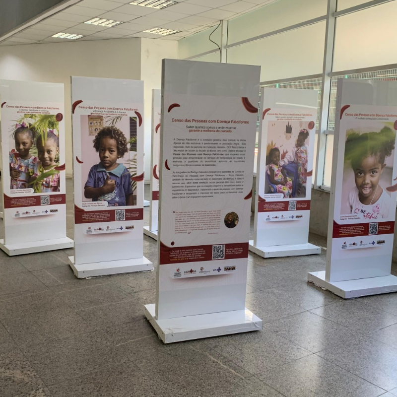 Estação Lapa de Metrô recebe Hemóvel e exposição para divulgar Censo das Pessoas com Doença Falciforme