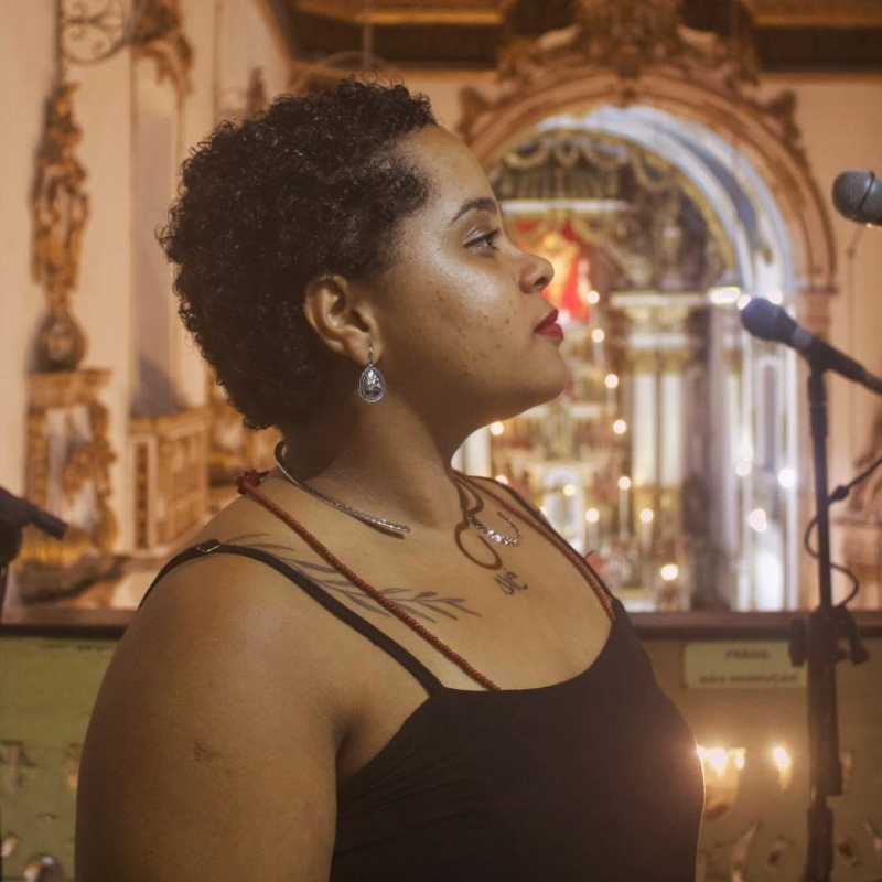 Soprano Camila Ceuta encanta na Novena do Senhor do Bonfim com dueto especial