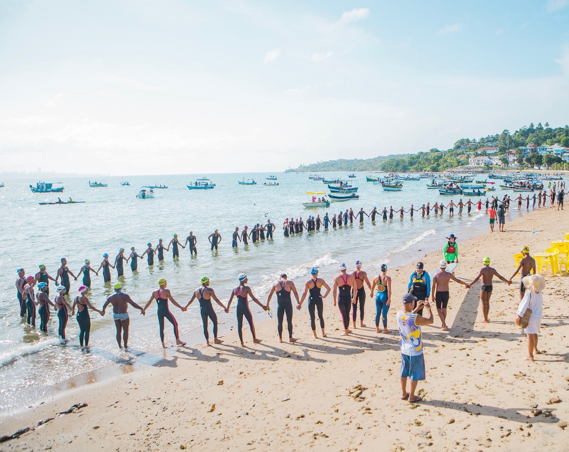 São Tomé de Paripe recebe a última etapa do Campeonato Baiano de Natação em águas abertas