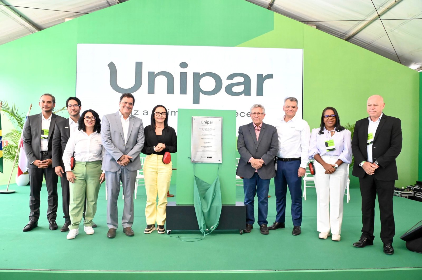 Unipar inaugura fábrica em Camaçari (BA)